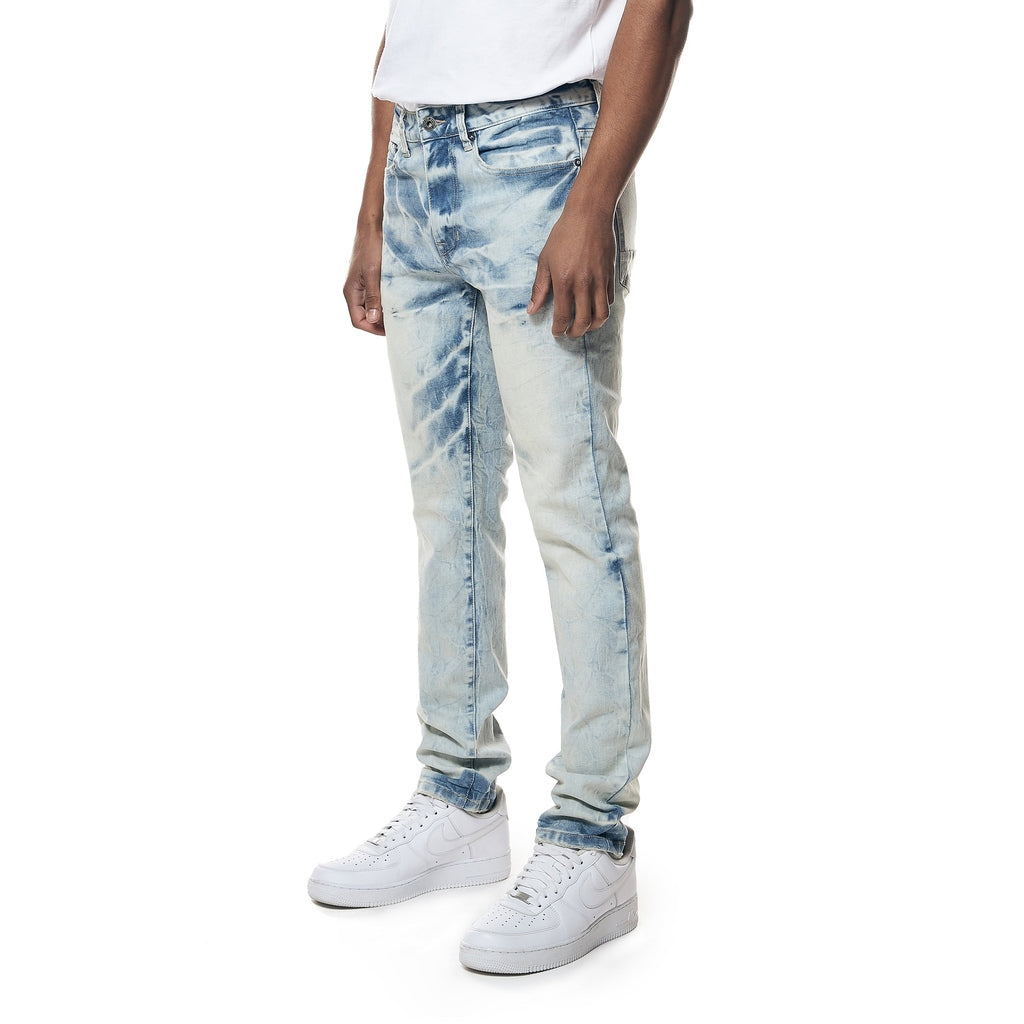 Smoke Rise Essential Slim Denim Jeans - Hull Blue