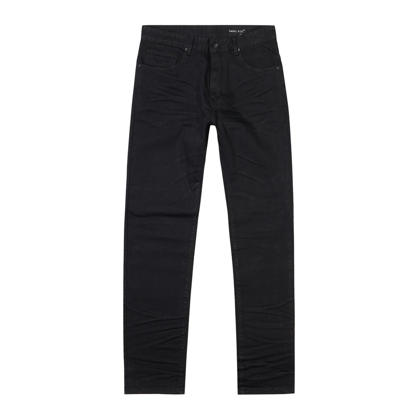 Smoke Rise Essential Slim Denim Jeans - Jet Black