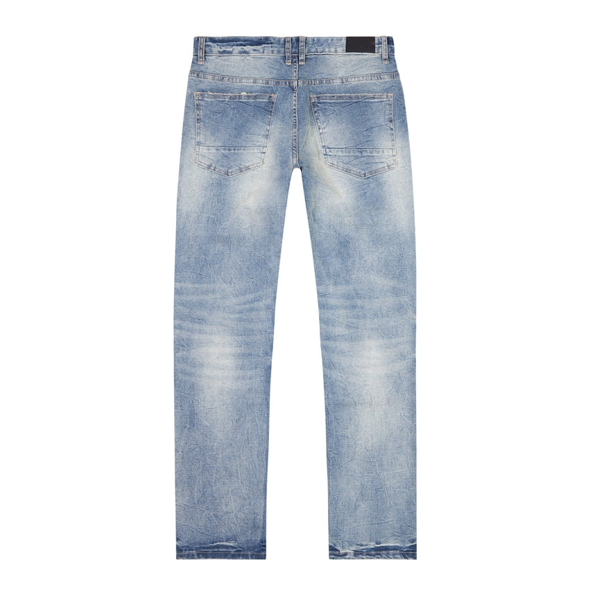 Smoke Rise Essential Slim Denim Jeans - Marsh Blue