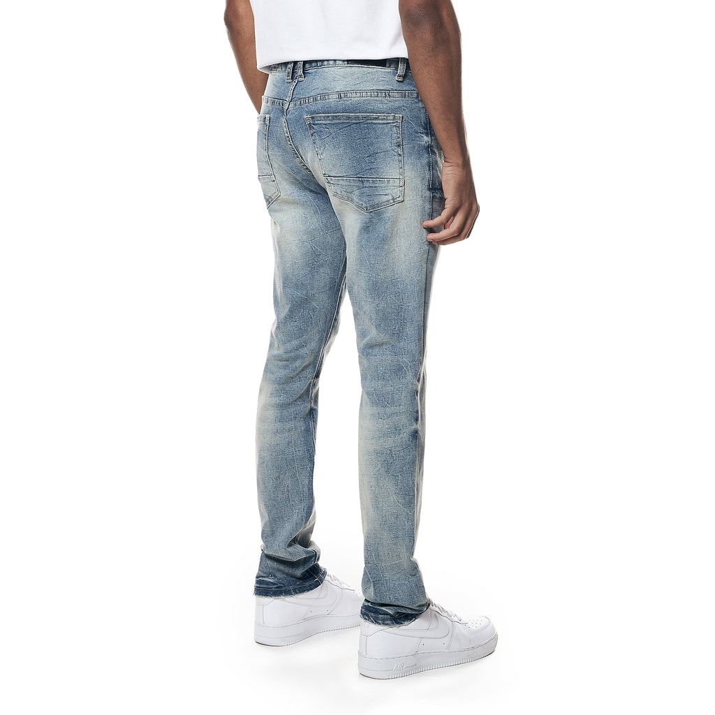 Smoke Rise Essential Slim Denim Jeans - Marsh Blue