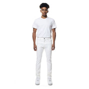 Smoke Rise Essential Slim Denim Jeans - White