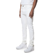 Smoke Rise Essential Slim Denim Jeans - White