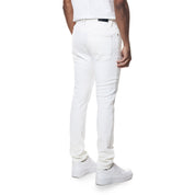 Smoke Rise Essential Slim Denim Jeans - White