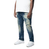 Big & Tall - Distressed Rip & Repair Super Skinny Denim Jeans