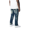 Big & Tall - Distressed Rip & Repair Super Skinny Denim Jeans