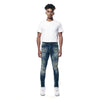 Distressed Rip & Repair Super Skinny Denim Jeans