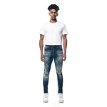 Distressed Rip & Repair Super Skinny Denim Jeans