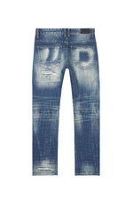 Big & Tall - Distressed Rip & Repair Super Skinny Denim Jeans