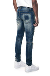 Distressed Rip & Repair Super Skinny Denim Jeans