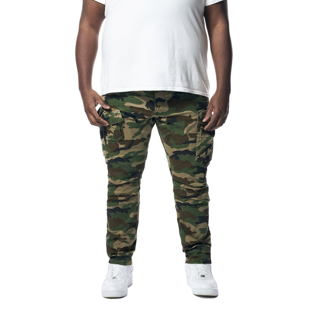 Smoke Rise Big and Tall Big and Tall - Utility Twill Pants - Wood Camo