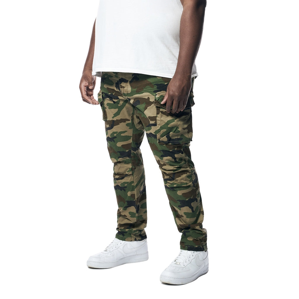 Smoke Rise Big and Tall Big and Tall - Utility Twill Pants - Wood Camo