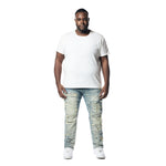 Big and Tall - Distressed Rip & Repair Denim Jeans
