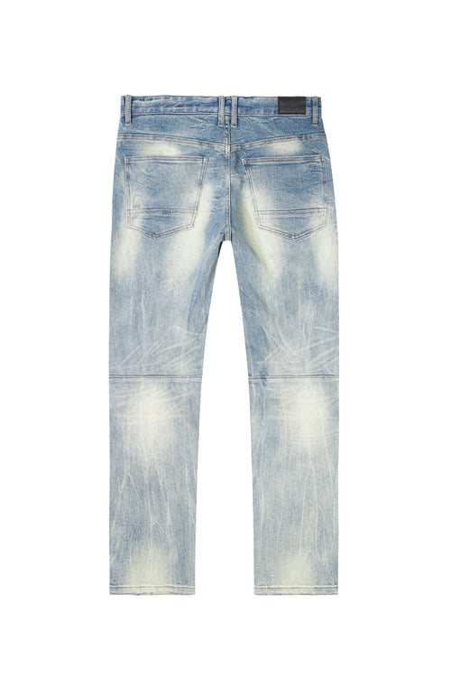 Distressed Rip & Repair Easy Slim Denim Jeans