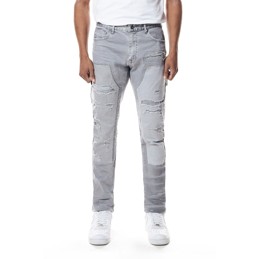 Smoke Rise Mixed Media Double Knee Twill Pants
