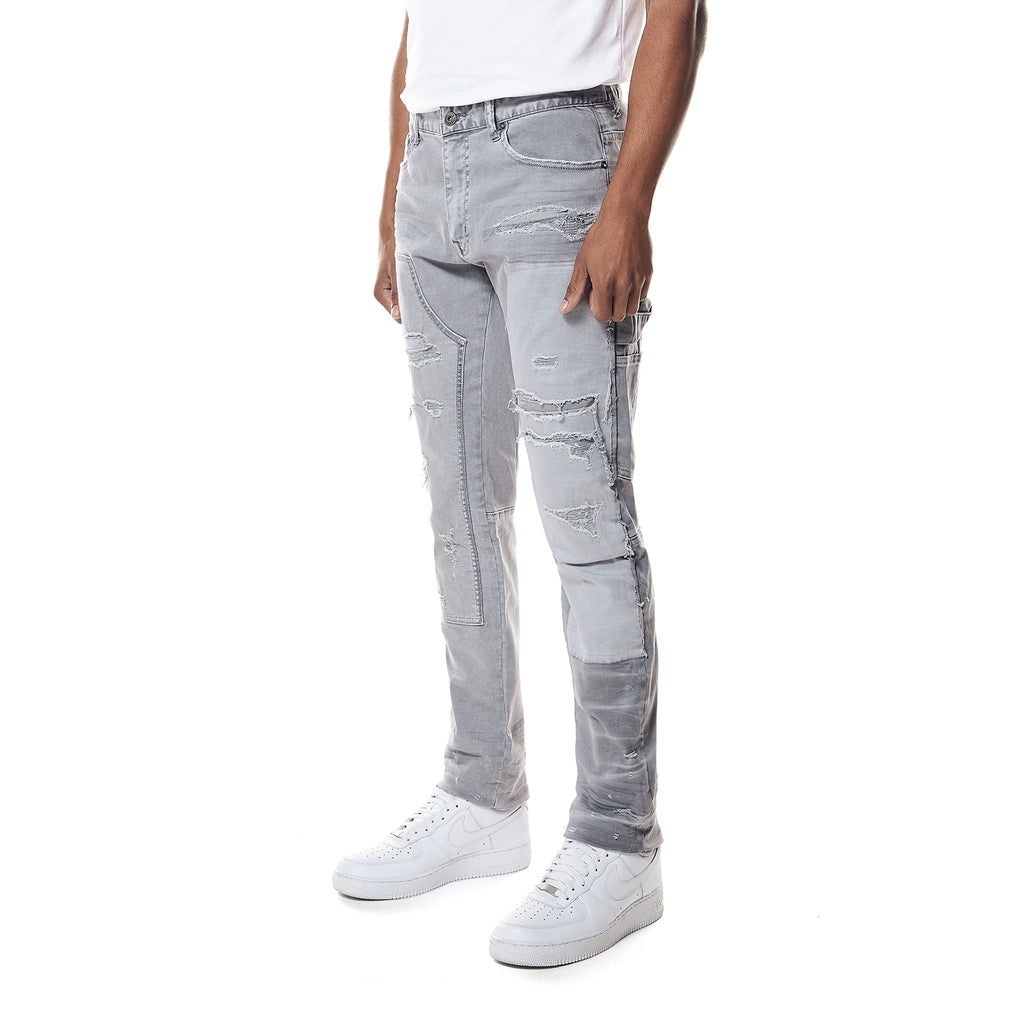 Smoke Rise Mixed Media Double Knee Twill Pants