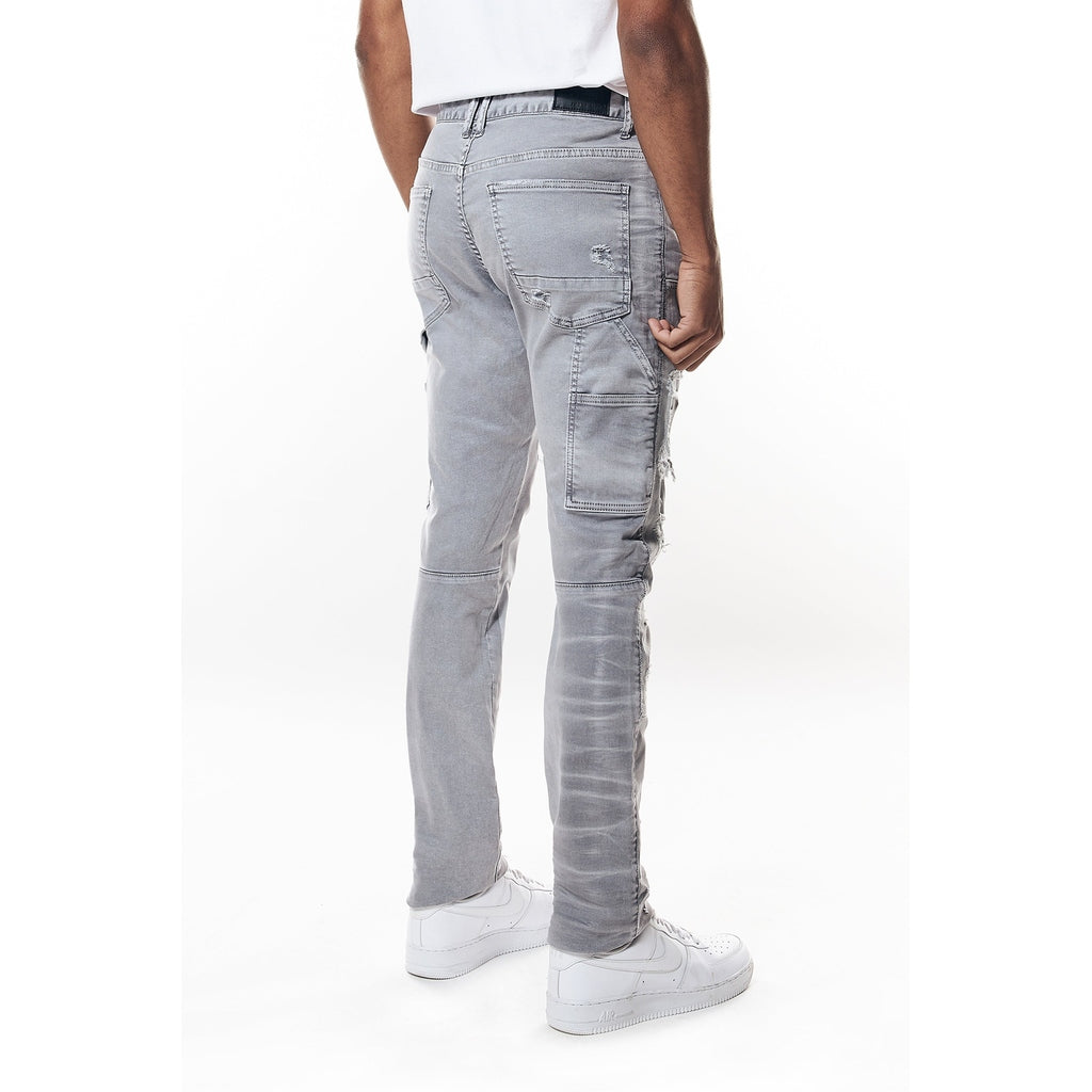 Smoke Rise Mixed Media Double Knee Twill Pants