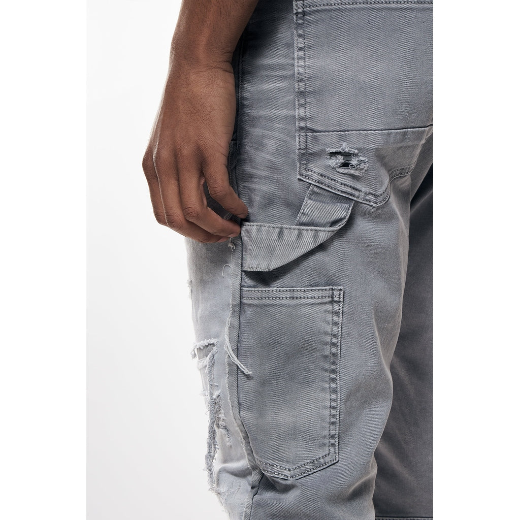 Smoke Rise Mixed Media Double Knee Twill Pants