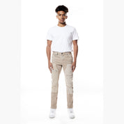 Smoke Rise Mixed Media Double Knee Twill Pants