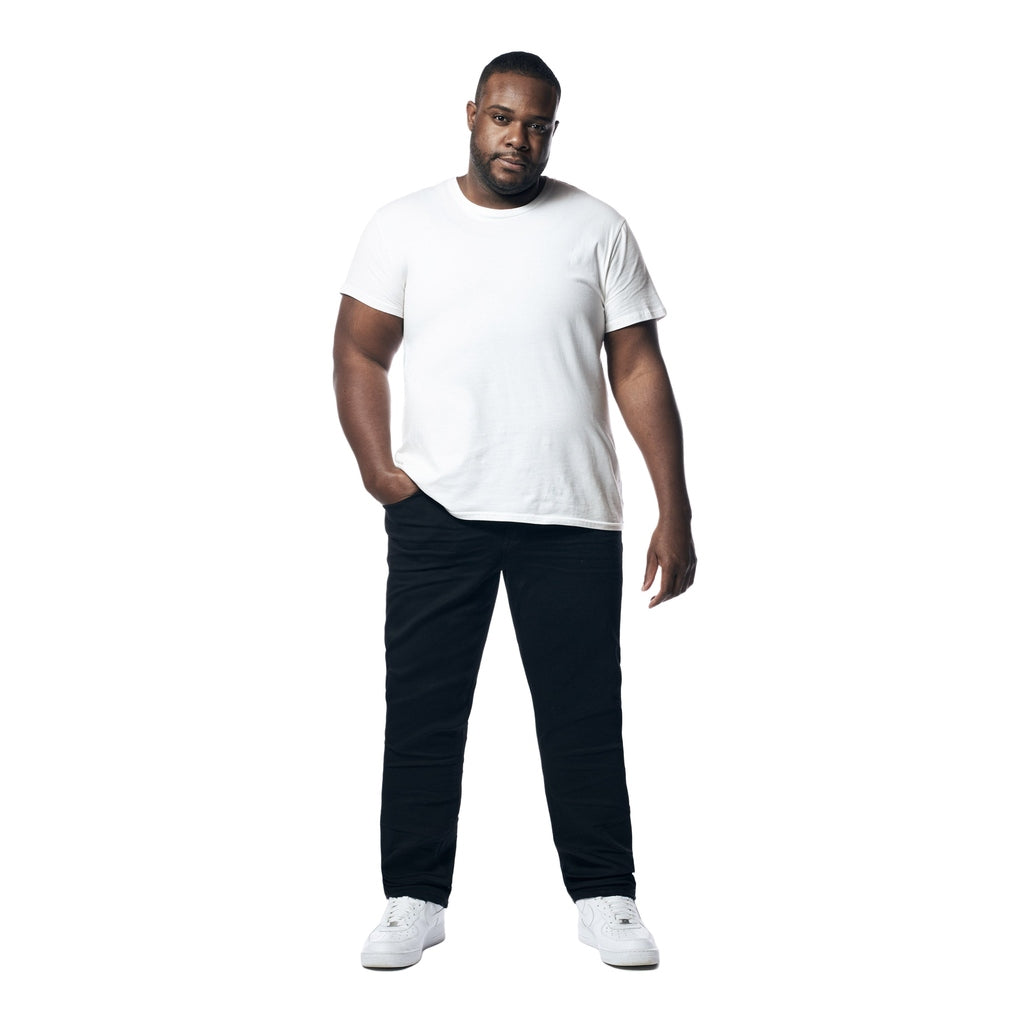 Smoke Rise Big and Tall Big and Tall - Essential Premium Washed Jean -Black