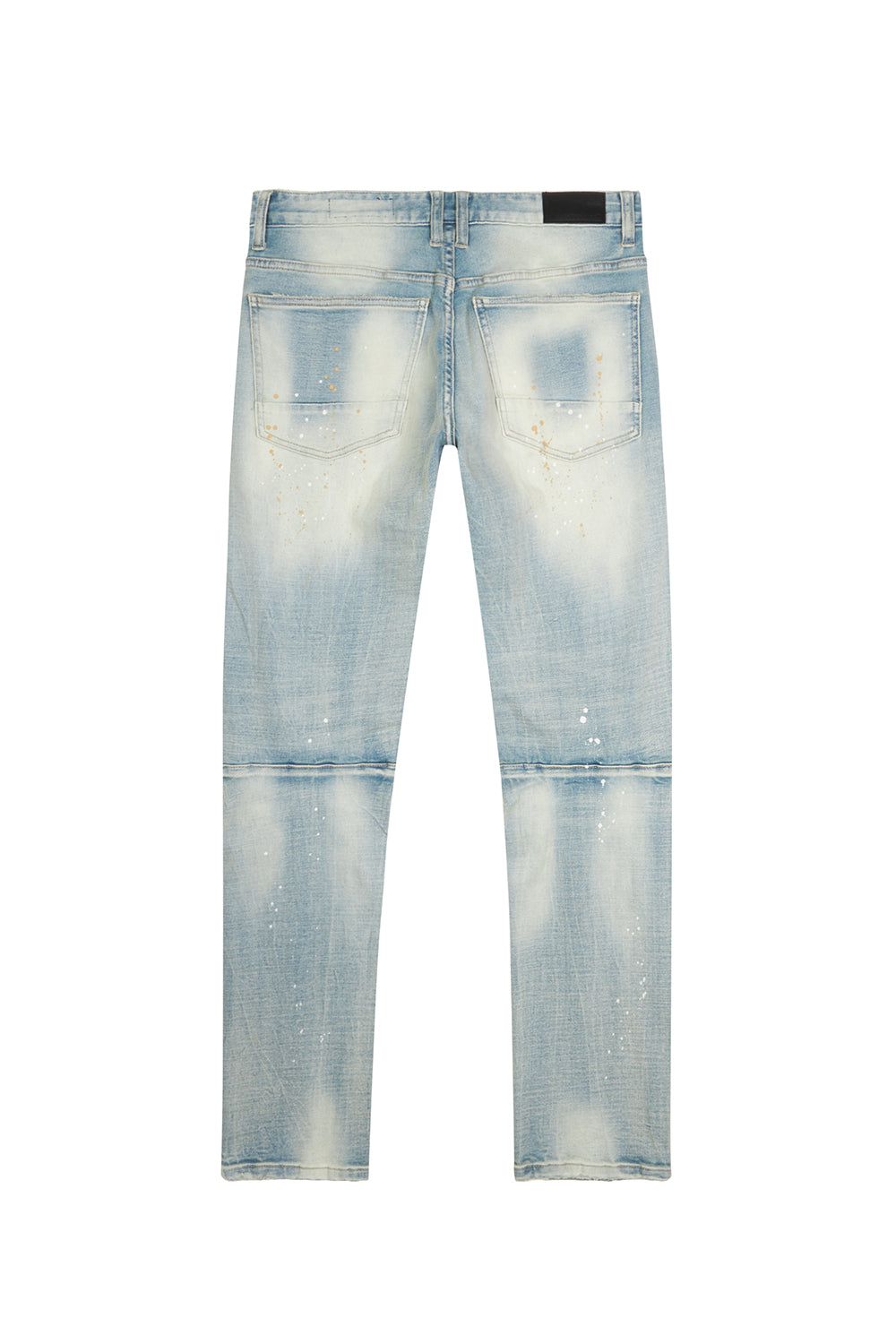 Smoke Rise Patch Fashion jeans (Belfast Blue) – Levels Clothing Inc.