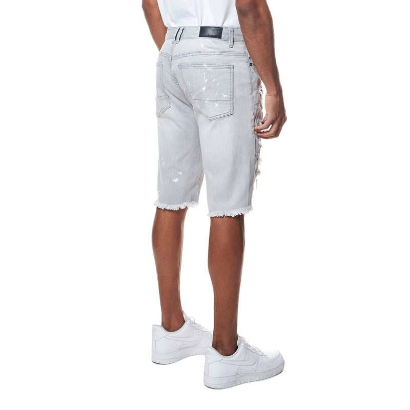 Distressed Rip & Repair Denim Shorts