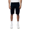 Garment Washed Twill Cargo Shorts