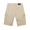 Garment Washed Twill Cargo Shorts
