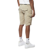 Smoke Rise Garment Washed Twill Cargo Shorts - Sand