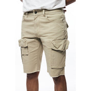 Smoke Rise Garment Washed Twill Cargo Shorts - Sand