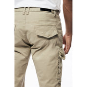 Smoke Rise Garment Washed Twill Cargo Shorts - Sand