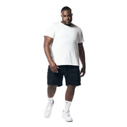 Smoke Rise Big and Tall Big and Tall - Utility Twill Lounge Shorts - Black