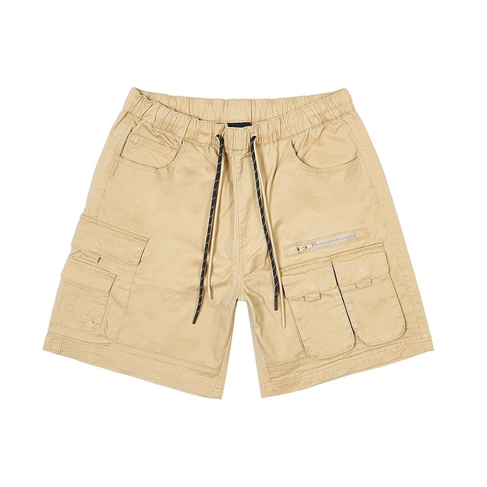 Smoke Rise Utility Twill Lounge Shorts - Khaki