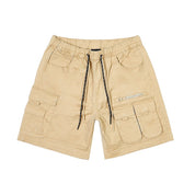 Smoke Rise Utility Twill Lounge Shorts - Khaki