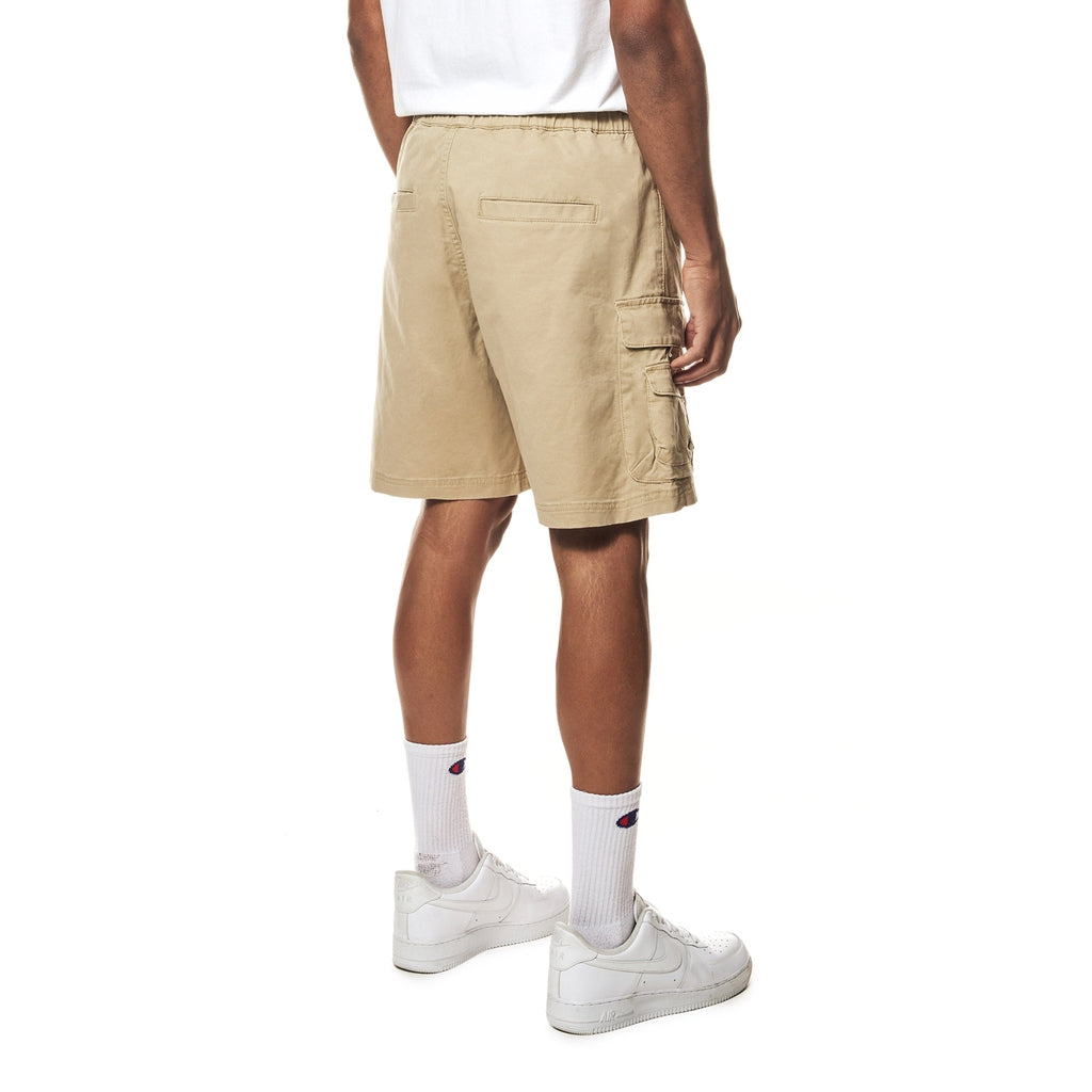 Smoke Rise Utility Twill Lounge Shorts - Khaki