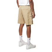 Smoke Rise Utility Twill Lounge Shorts - Khaki