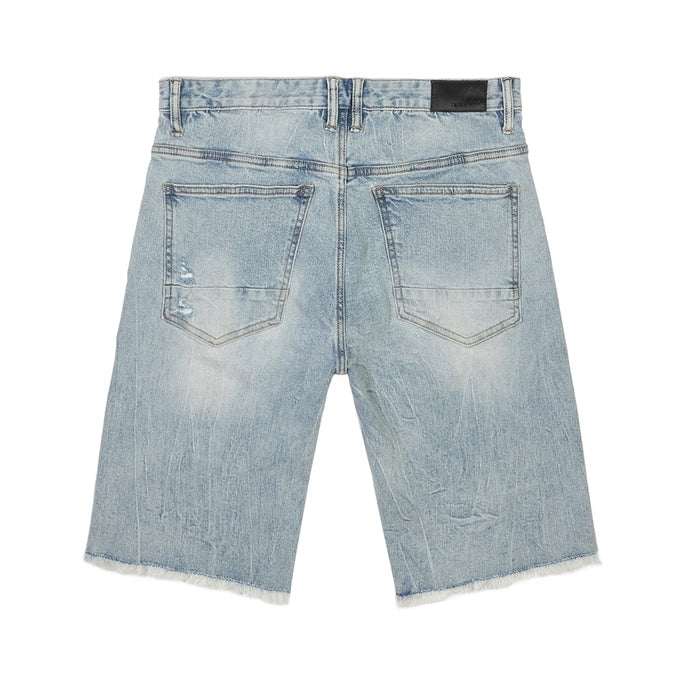 Gun Shot & Grinding Effects Jean Shorts