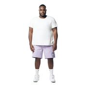 Smoke Rise Big and Tall Big and Tall - Printed Twill Workwear Shorts - Dusty Purple