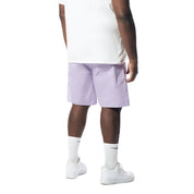 Smoke Rise Big and Tall Big and Tall - Printed Twill Workwear Shorts - Dusty Purple