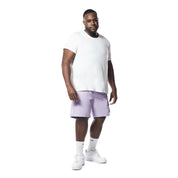 Smoke Rise Big and Tall Big and Tall - Printed Twill Workwear Shorts - Dusty Purple