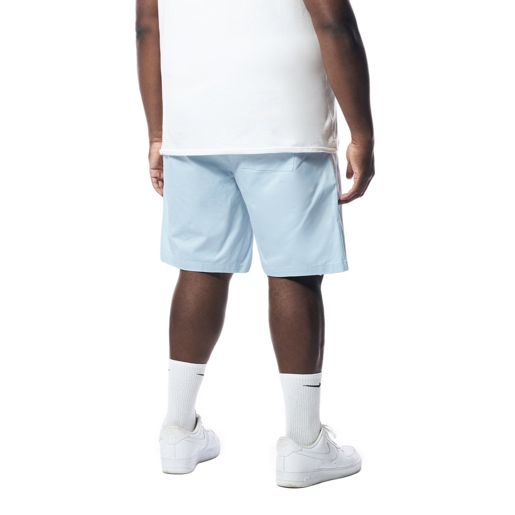 Smoke Rise Big and Tall Big and Tall - Printed Twill Workwear Shorts - Sea Breeze