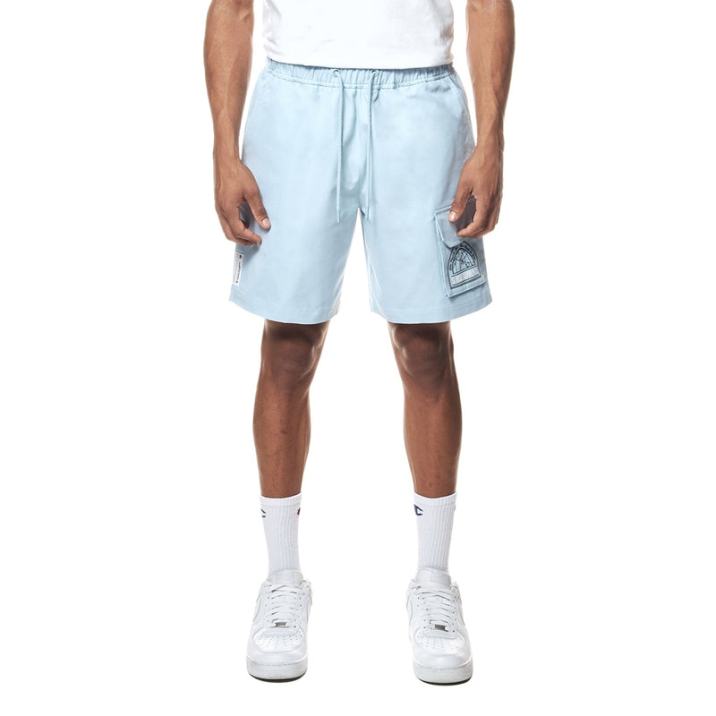 Printed Twill Workwear Shorts