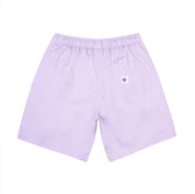 Smoke Rise Printed Twill Workwear Shorts - Dusty Purple