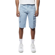 Smoke Rise Pigment Dyed Twill Utility Shorts -Dusty Seabreeze