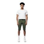 Pigment Dyed Twill Utility Shorts