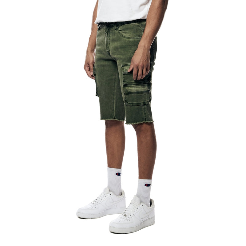 Pigment Dyed Twill Utility Shorts