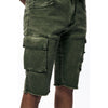 Pigment Dyed Twill Utility Shorts