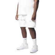 Smoke Rise Big and Tall Big and Tall - Essential Knit Twill Cargo Shorts - White