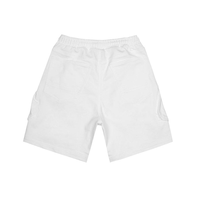 Smoke Rise Essential Knit Twill Cargo Shorts - White