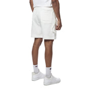 Smoke Rise Essential Knit Twill Cargo Shorts - White