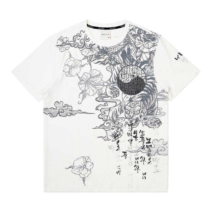 Big and Tall - Printed Tattoo Tee Shirt